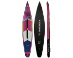 Skatinger CMYK Pink Racing SUP deska – Hitrost, Natančnost, Izraz