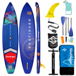 Skatinger Interstellar Blue Touring SUP deska – Stabilnost, Slog, Vsestranskost