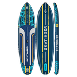 Skatinger Leafy Expedition Blue Allround SUP deska – Hitrost, Stabilnost, Nadzor