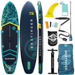 Skatinger Prana Dark Blue Allround SUP deska – Stabilnost, Oprijem in Varnost