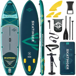 Skatinger Fishing Green Touring Paddle SUP-deska – robustna, stabilna in za raziskovanje