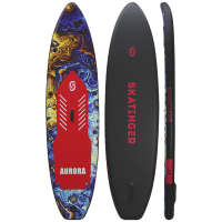 Skatinger Aurora Red Allround SUP deska – Drzna, Kozmična, Stabilna
