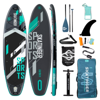 Skatinger Grey Sports Yoga SUP deska – Fokus, Moč, Natančnost