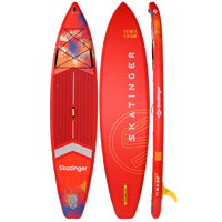 Skatinger Interstellar Red Touring SUP deska – Energija, Slog, Zmogljivost