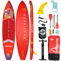Skatinger Interstellar Red Touring SUP deska – Energija, Slog, Zmogljivost