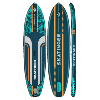 Skatinger Leafy Expedition Green Allround SUP deska – Stabilnost, Vzdržljivost, Nadzor