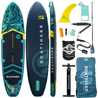Skatinger Prana Dark Blue Allround SUP deska – Stabilnost, Oprijem in Varnost
