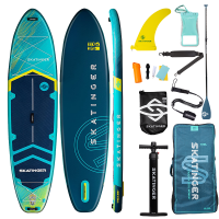 Skatinger Prana Light Blue Allround SUP deska – Stabilnost, Udobje in Lahkotnost