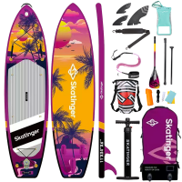 Skatinger Upgraded Sunrise Allround SUP deska – Avantura, Drsenje, Tropi