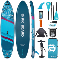 Skatinger Camouflage Blue Allround SUP deska – Moč, Stabilnost, Nadzor