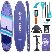 Skatinger Camouflage Purple Allround SUP deska – Stil, Ravnotežje, Vsestranskost