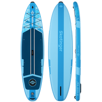 Skatinger Ice Age Blue Touring SUP deska – Umirjenost, Jasnost, Nadzor