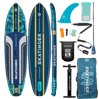 Skatinger Leafy Expedition Blue Allround Paddle SUP Board – Speed, Stability & Control