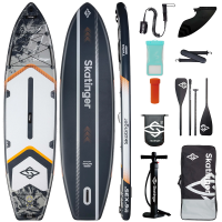 Skatinger Thor Grey Allround SUP deska – Široka, Stabilna, Močna