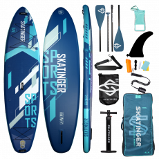 Skatinger Blue Sports Yoga SUP deska – Stabilnost, Ravnotežje, Nadzor