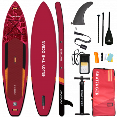 Skatinger Chance Red Allround SUP deska – Okretnost, Moč, Zanesljivost