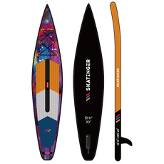 Skatinger CMYK Orange Racing SUP deska – Ostrina, Moč, Neustavljivost