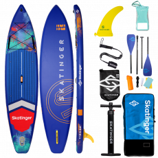 Skatinger Interstellar Blue Touring SUP deska – Stabilnost, Slog, Vsestranskost