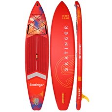 Skatinger Interstellar Red Touring SUP deska – Energija, Slog, Zmogljivost