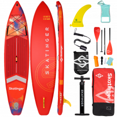 Skatinger Interstellar Red Touring SUP deska – Energija, Slog, Zmogljivost