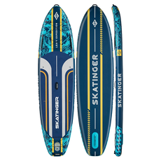 Skatinger Leafy Expedition Blue Allround SUP deska – Hitrost, Stabilnost, Nadzor