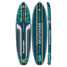 Skatinger Leafy Expedition Green Allround SUP deska – Stabilnost, Vzdržljivost, Nadzor