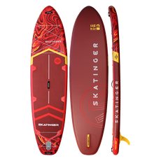 Skatinger Magma Red Allround SUP Deska – Pretok, Zmogljivost in Energija