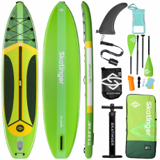 Skatinger Plans Green Touring SUP deska – Hitrost, Stabilnost, Avantura