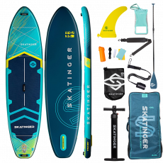 Skatinger Prana Light Blue Allround SUP deska – Stabilnost, Udobje in Lahkotnost