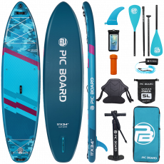 Skatinger Camouflage Blue Allround SUP deska – Moč, Stabilnost, Nadzor