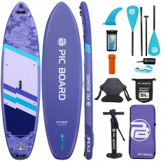 Skatinger Camouflage Purple Allround SUP deska – Stil, Ravnotežje, Vsestranskost