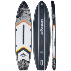 Skatinger Thor Grey Allround SUP deska – Široka, Stabilna, Močna