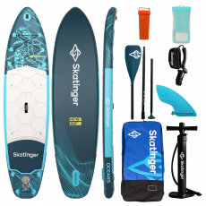 Skatinger Turtle Allround Paddle SUP Deska – Vzdržljivost, Udobje, Edinstvenost