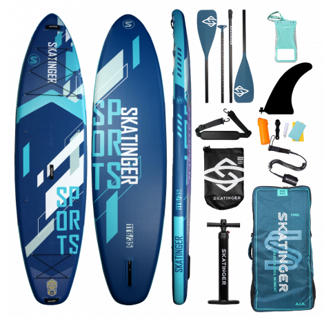 Skatinger Blue Sports Yoga SUP deska – Stabilnost, Ravnotežje, Nadzor