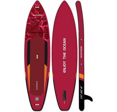 Skatinger Chance Red Allround SUP deska – Okretnost, Moč, Zanesljivost