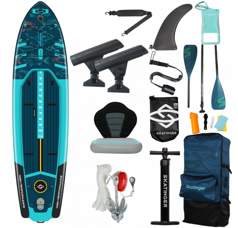 Skatinger Fishing Paddle SUP deska – Stabilnost, Prostor, Zmogljivost