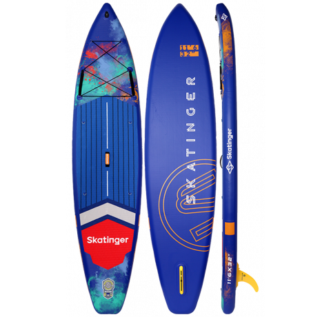 Skatinger Interstellar Blue Touring SUP deska – Stabilnost, Slog, Vsestranskost