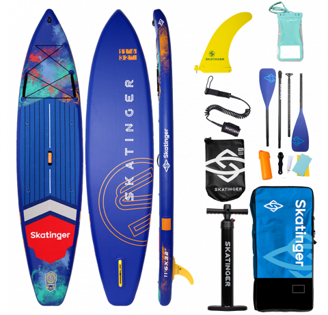 Skatinger Interstellar Blue Touring SUP deska – Stabilnost, Slog, Vsestranskost