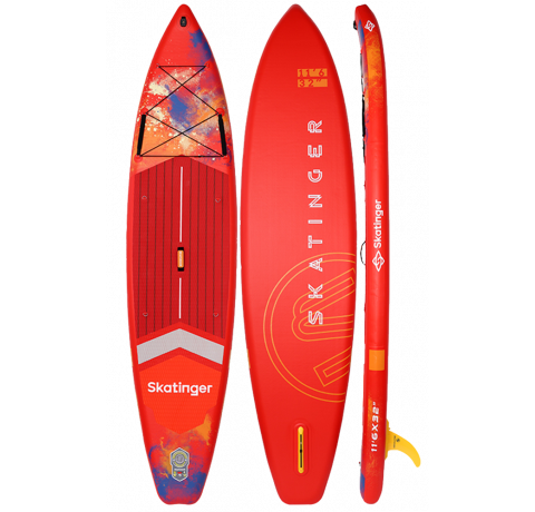 Skatinger Interstellar Red Touring SUP deska – Energija, Slog, Zmogljivost