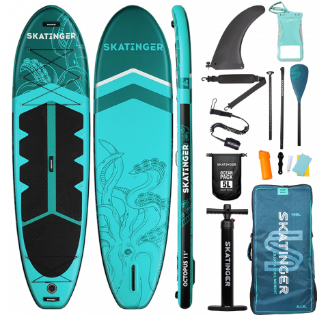 Skatinger Octopus Allround SUP Deska – Moč, Stabilnost, Nadzor