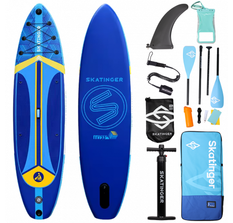 Skatinger Plans Blue Touring SUP deska – Zmogljivost, Udobje, Raziskovanje