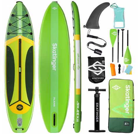 Skatinger Plans Green Touring SUP deska – Hitrost, Stabilnost, Avantura