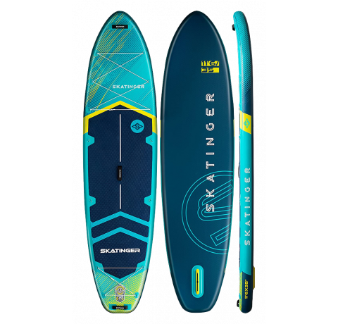 Skatinger Prana Light Blue Allround SUP deska – Stabilnost, Udobje in Lahkotnost