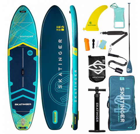 Skatinger Prana Light Blue Allround SUP deska – Stabilnost, Udobje in Lahkotnost