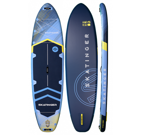 Skatinger Sky Blue Allround SUP deska – Ravnotežje, Natančnost in Udobje