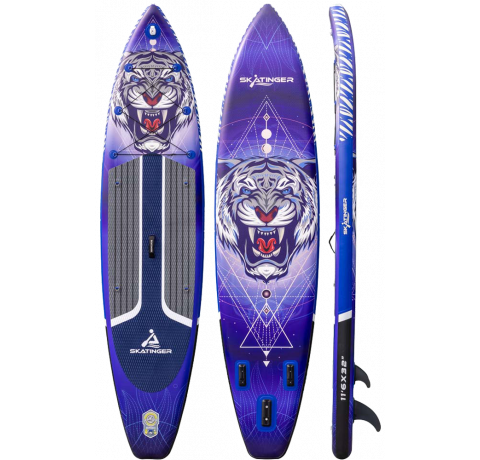 Skatinger Tiger Touring SUP deska – Moč, Stabilnost, Vzdržljivost