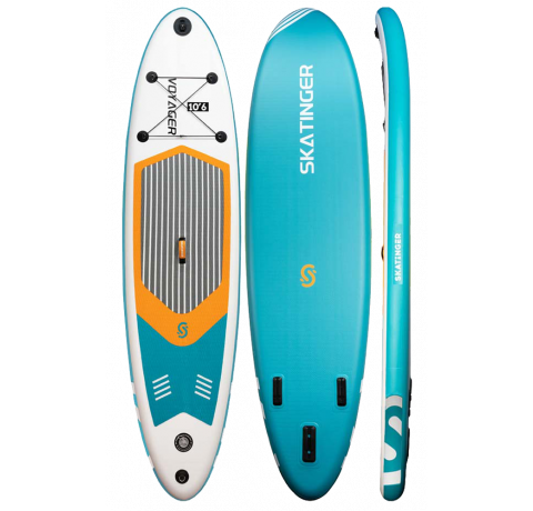 Skatinger Voyager Lake Blue Allround SUP deska – Umirjena, Osvežujoča, Uravnotežena