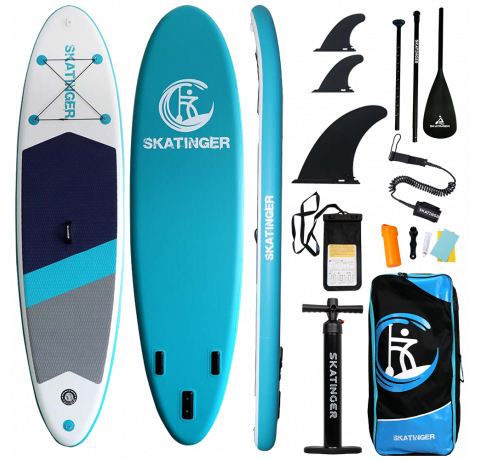 Skatinger Voyager Simple Blue Allround SUP Daska – Stil, Glatkoća, Udobnost