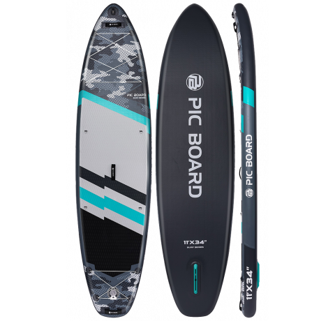 Skatinger Camouflage Grey Allround SUP deska – Moč, Širina, Zanesljivost