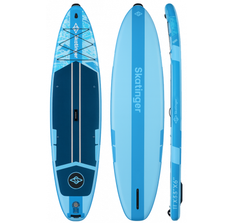 Skatinger Ice Age Blue Touring SUP deska – Umirjenost, Jasnost, Nadzor